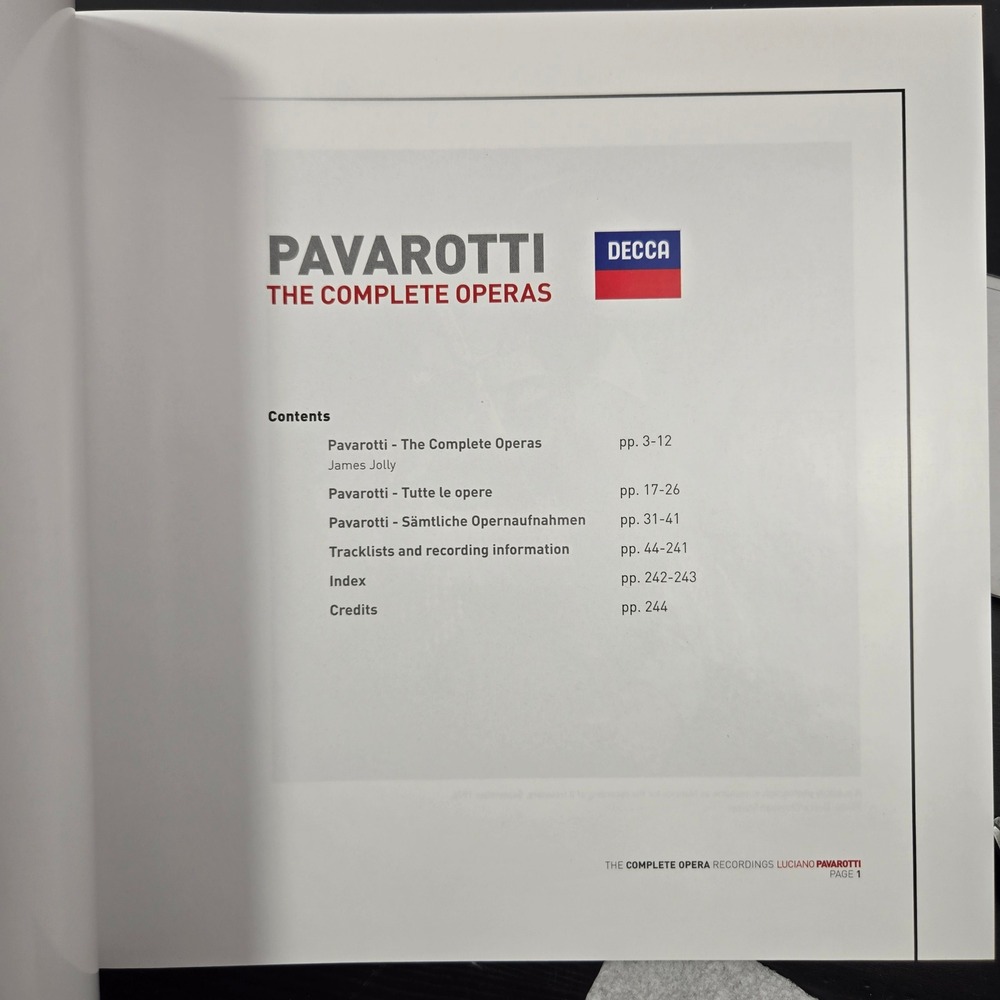Luciano Pavarotti The Complete Opera Recordings 101 CD BD Box Set Decca 4832417 - Picture 14 of 16